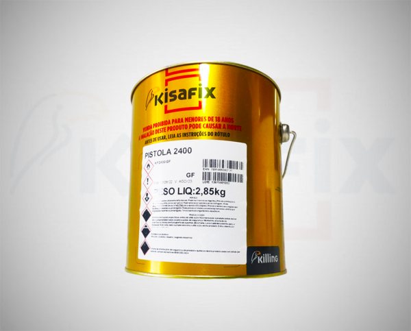 Cola Spray Kisafix 2400 Alta Temperatura 2,85Kg