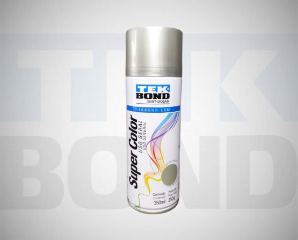 Tinta Spray Alumínio 350ml Tek Bond Super Color - Image 2