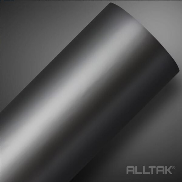 Adesivo Satin Graphite Metallic com 1,38 mt de Largura