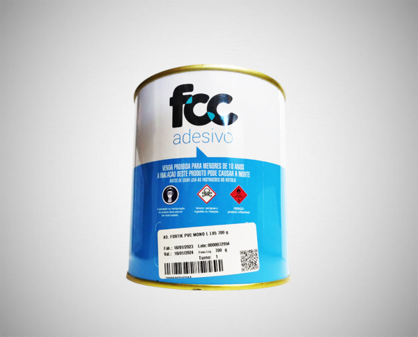 Cola De Contato Fcc Fortik Pvc Mono 700g