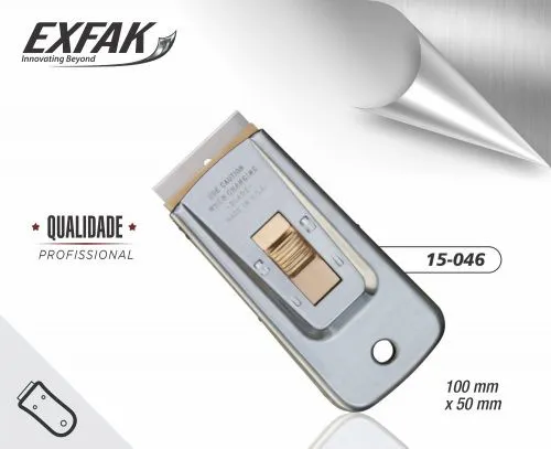 Raspador de Vidro Metálico - Exfak - 15-046