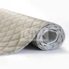 Courvin Costurado Diamante Bege com Linha Bege