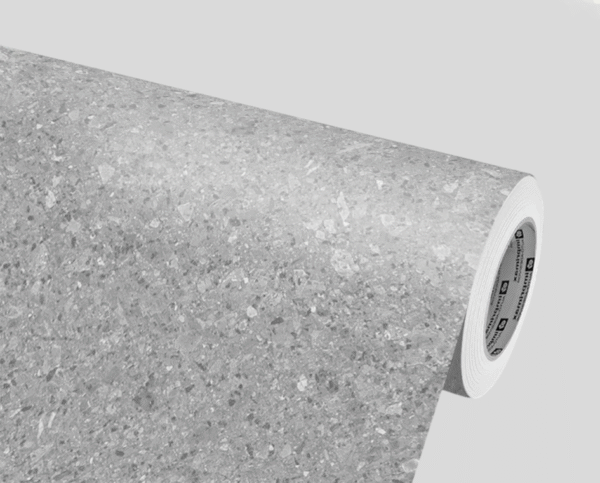 Adesivo PisoMax Terrazzo Cinza Matte 1,22 mt de Largura - Imagem 2