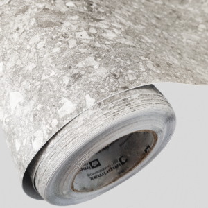 Adesivo PisoMax Terrazzo Cinza Matte 1,22 mt de Largura
